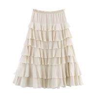 Zoe | Tiered Ruffle Midi Skirt