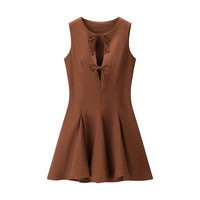 Mollie | Cut Out Pleated Mini Dress