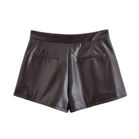 Robyn | Sleek Tailored Shorts with Subtle Sheen