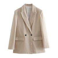 Evie | Oversized Double Breasted Blazer