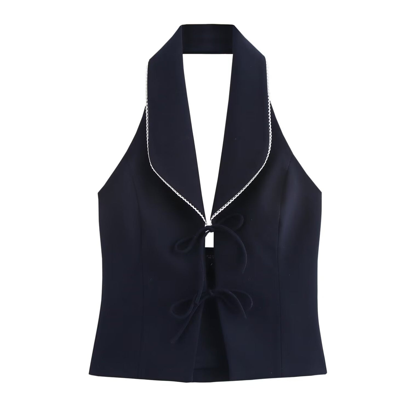 Brianna | Piped Halter Neck & Mini Skirt Co-ord Set