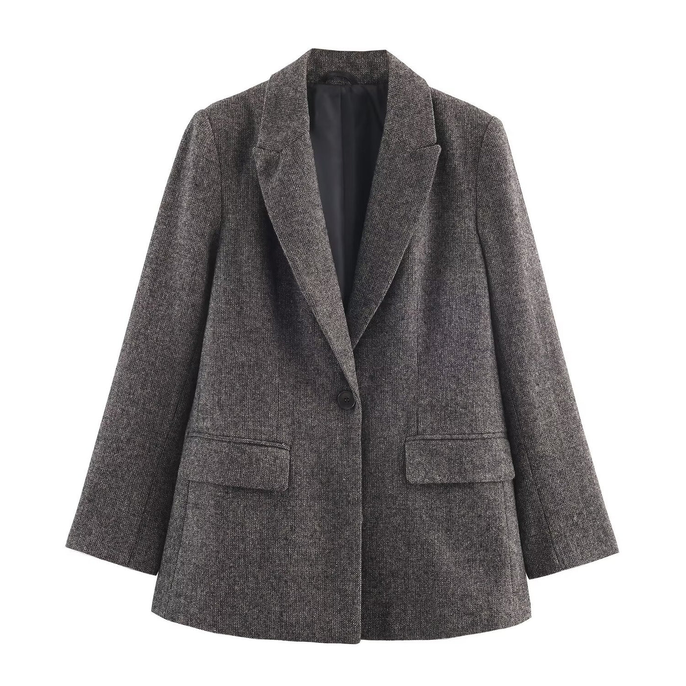 Rhiannon | Oversized Textured Blazer