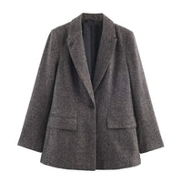 Rhiannon | Oversized Textured Blazer