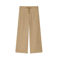 Bella | Faux Suede Zip Jacket Wide Leg Pants Set