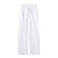 Millie | Drawstring Wide-Leg Linen Trousers with Slip Pockets