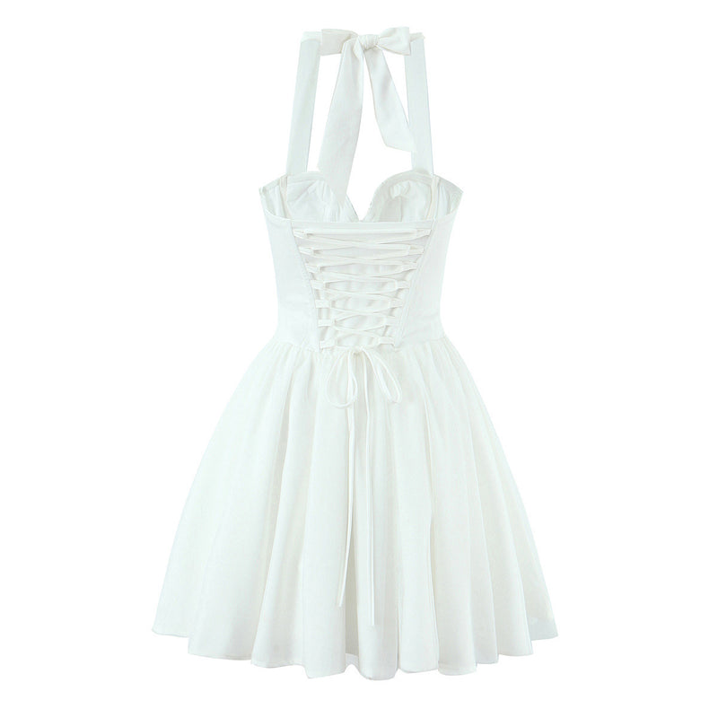 Elspeth | halter neck dress