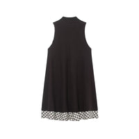 Eleanor | Mock Neck Ribbed Mini Dress