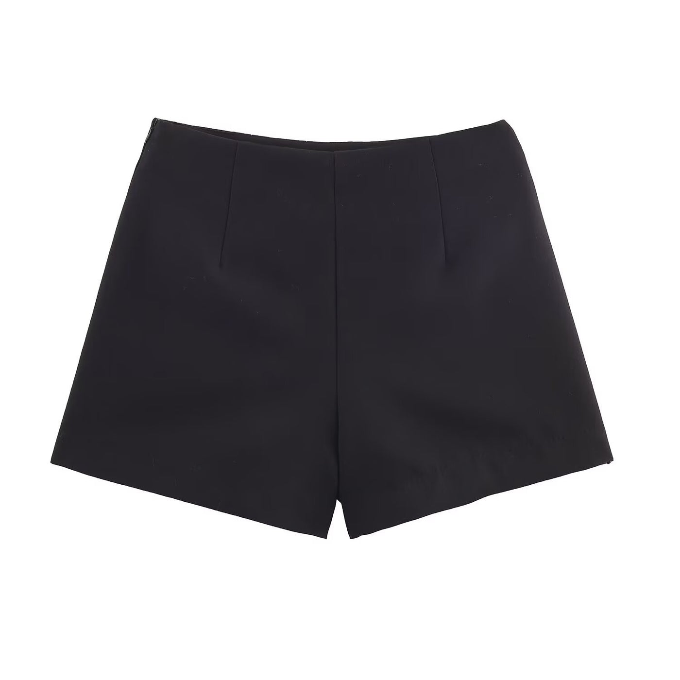 Effie | Ruffle Detail High-Waist Fitted Mini Skirt