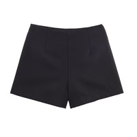 Effie | Ruffle Detail High-Waist Fitted Mini Skirt