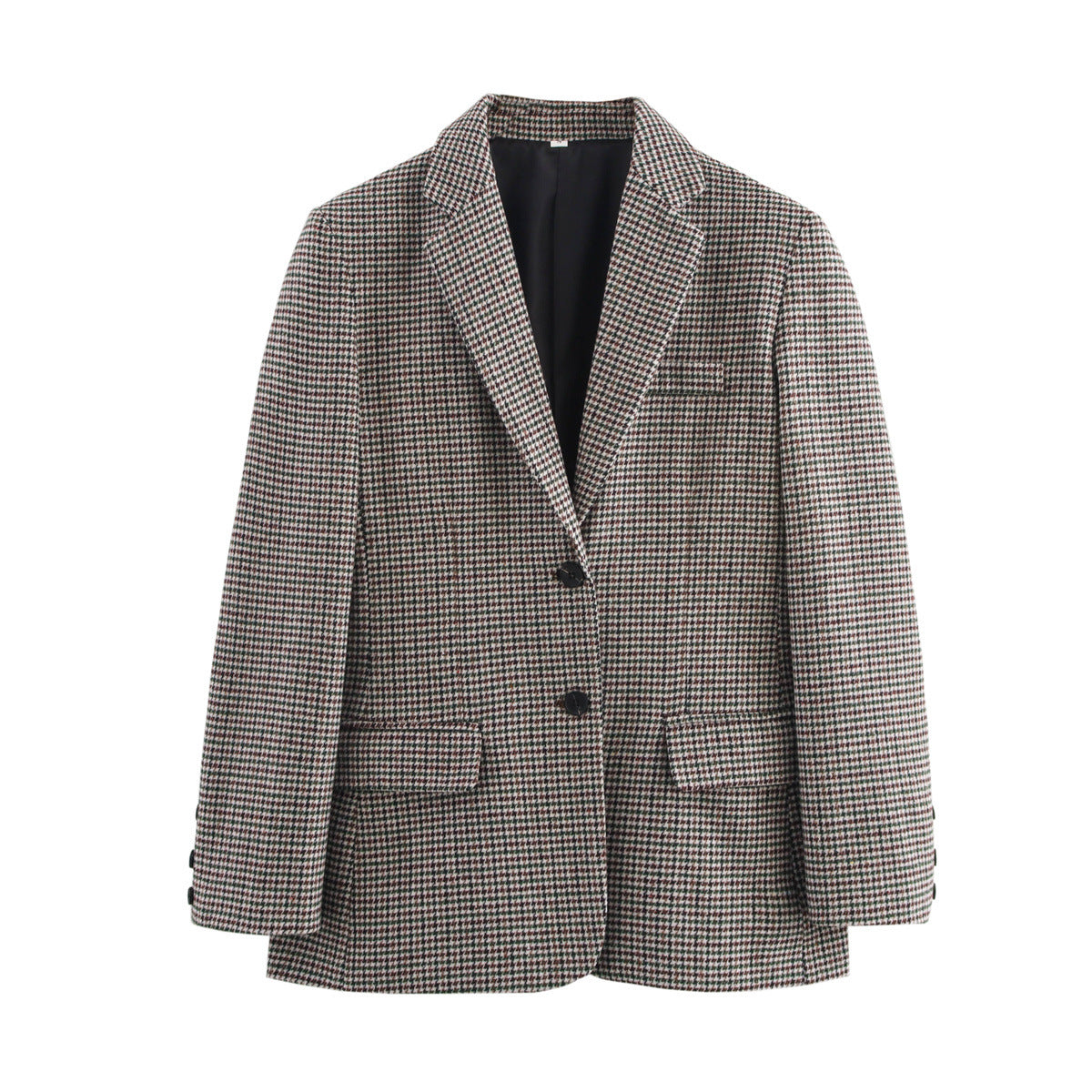 Jemima | Oversized Houndstooth Blazer