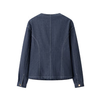 Lola | Dark Wash Denim Jacket Wide Leg Jeans Set