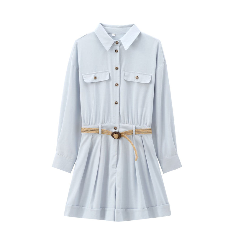 Niamh | button up romper