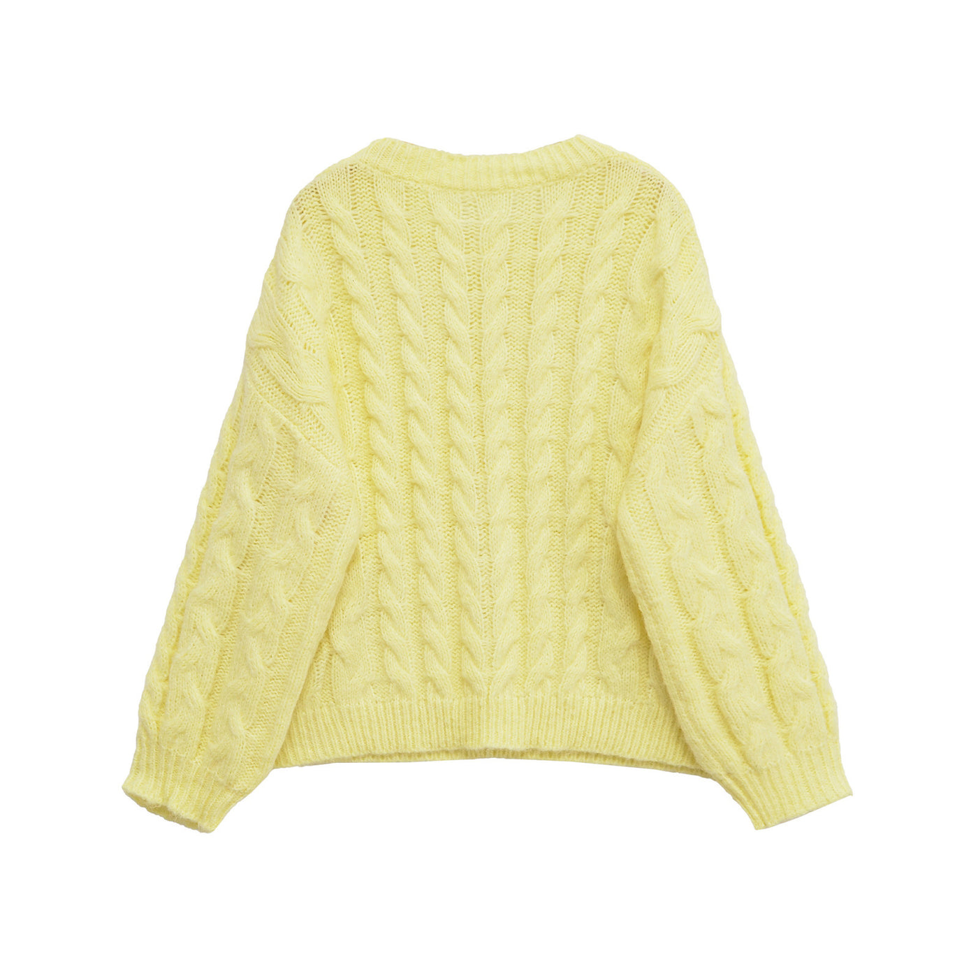 Amelie | Relaxed Cropped Cable Knit Top