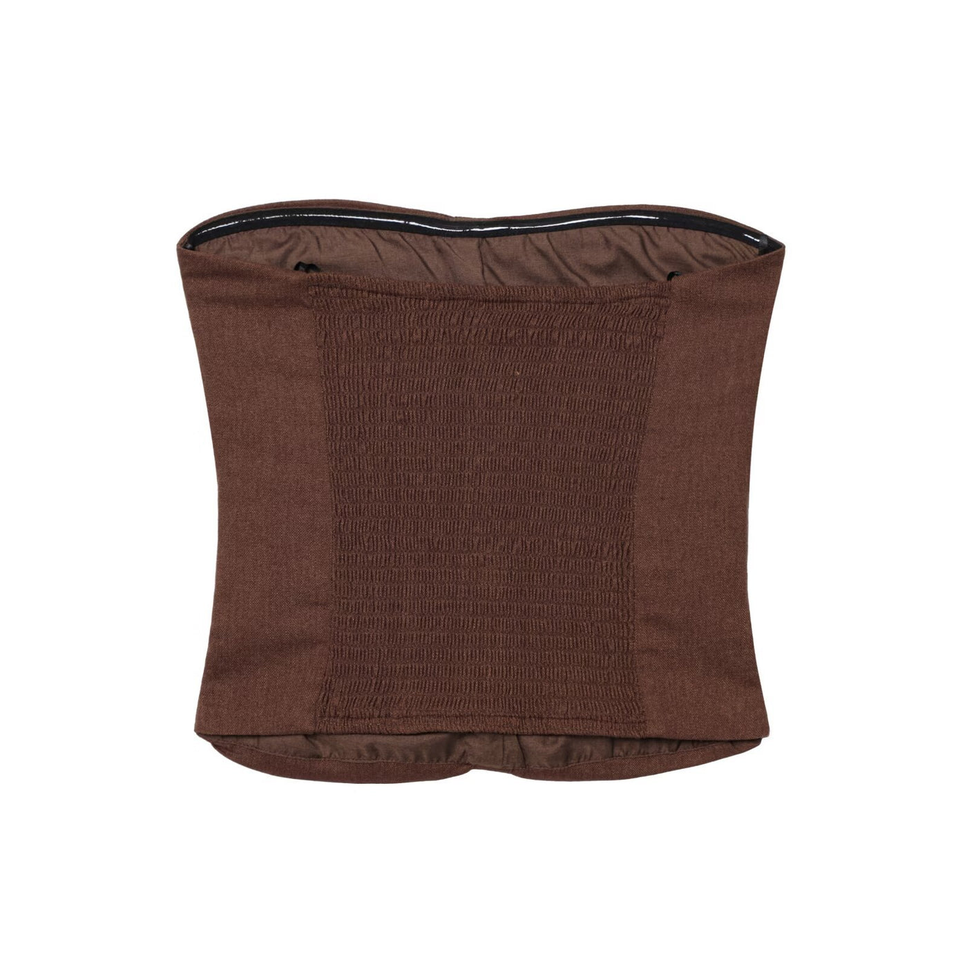 Nicole | Ruched Button Bandeau Top
