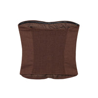 Nicole | Ruched Button Bandeau Top