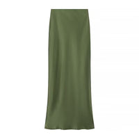Pippa | Satin Maxi Slip Skirt