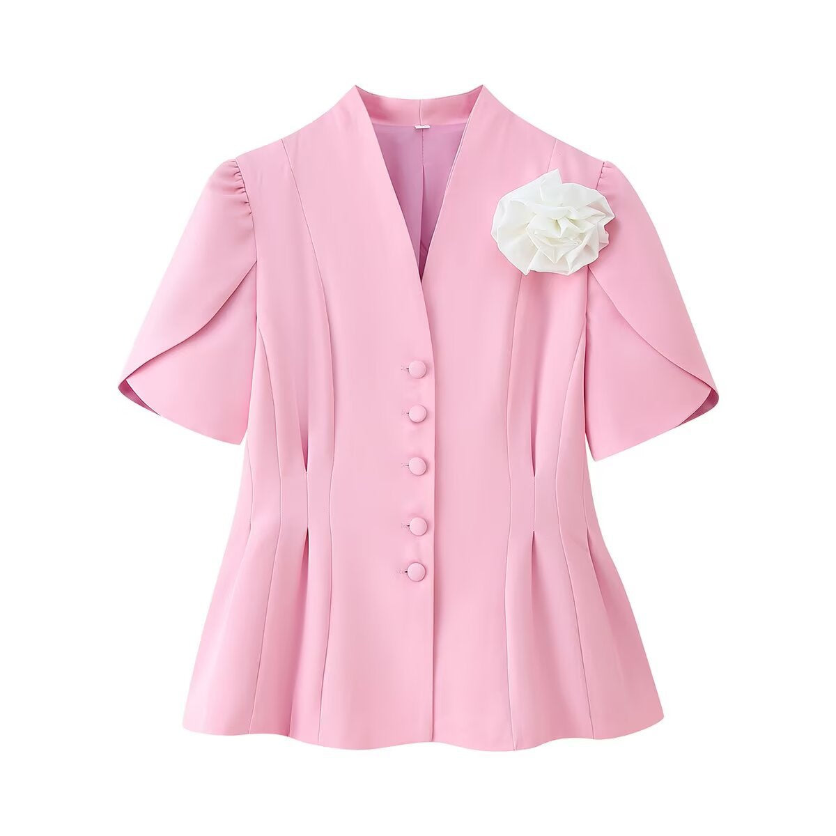 Francesca | Fitted Peplum Top