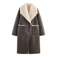 Elspeth | Longline Faux Shearling Coat