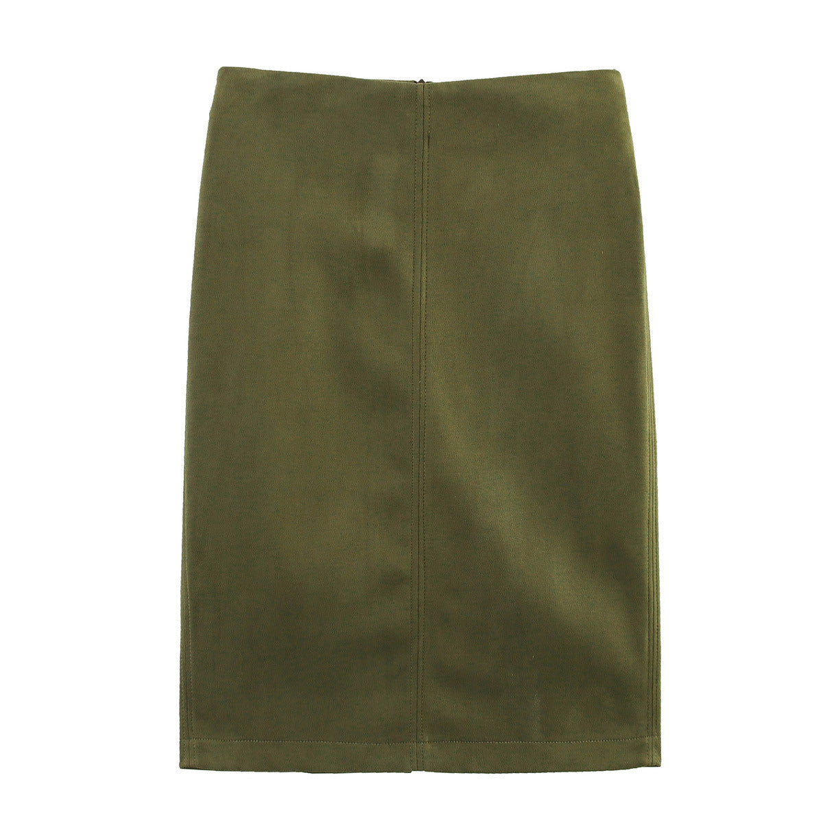 Lyla | Sculpting Brushed Midi Pencil Skirt