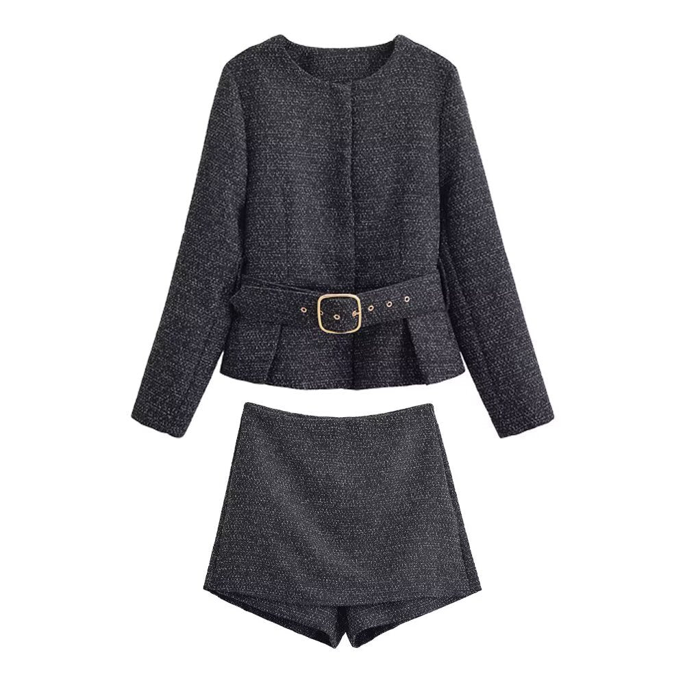 Delilah | Belted Shorts Co-ord Set