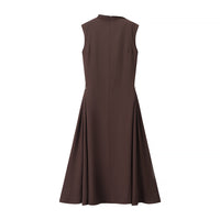 Lilah | High Neck Sleeveless Midi Dress