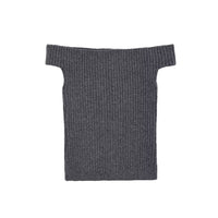 Jasmine | Ribbed Knit Off Shoulder Short Sleeve Top