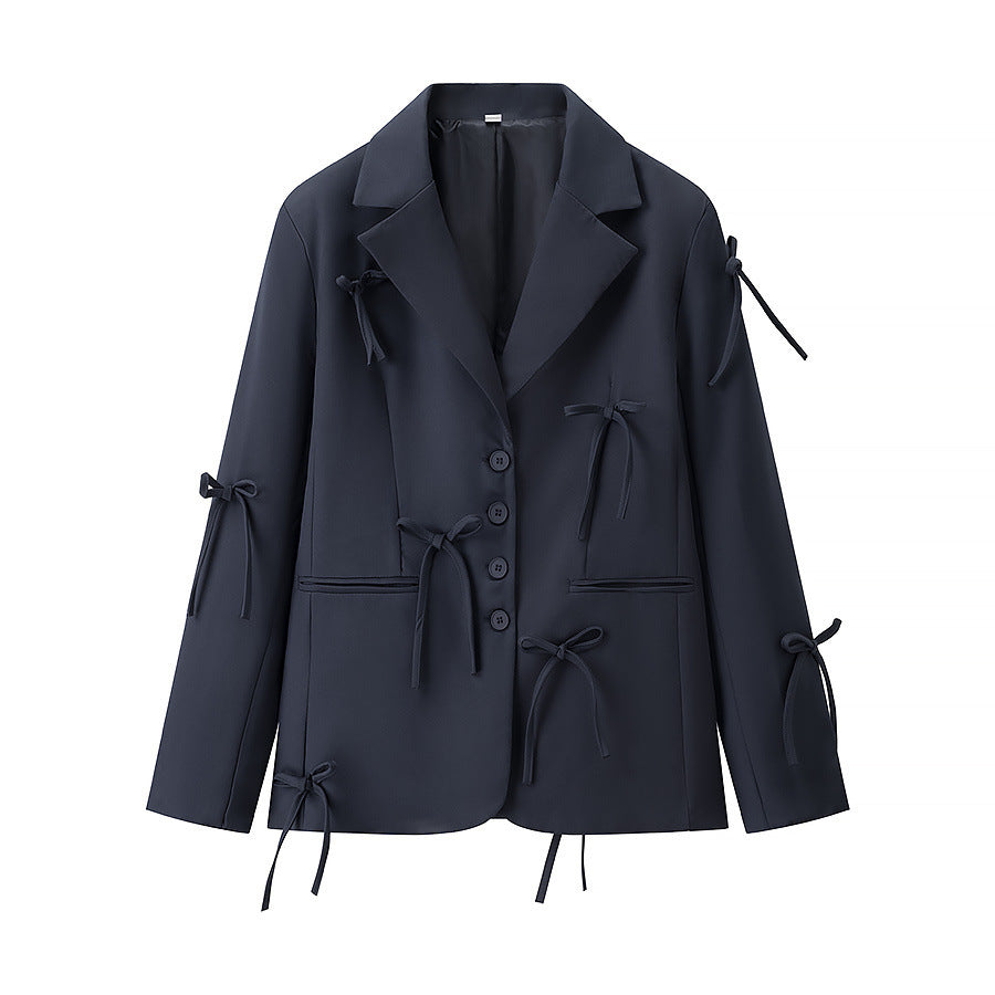 Florence | Tie Detail Tailored Blazer