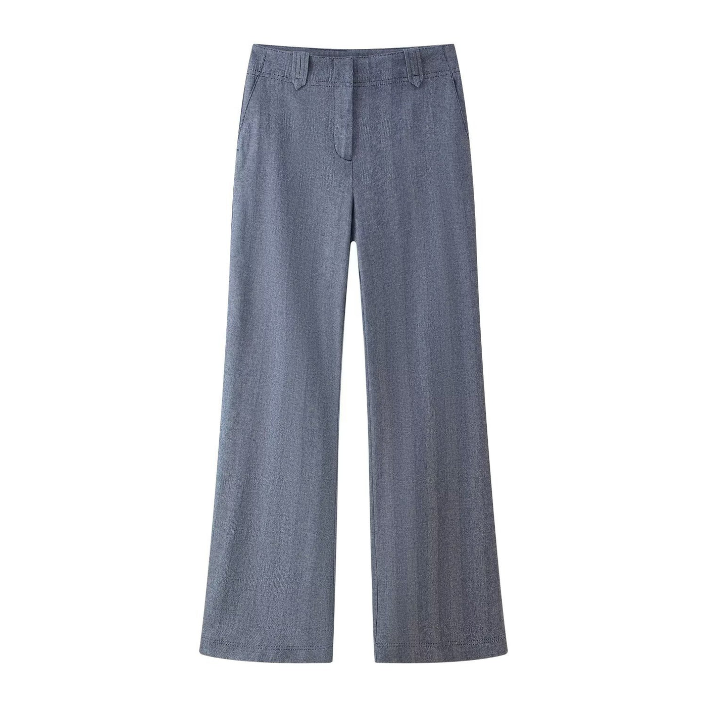 Eliza | Textured Zip Jacket Wide Leg Pants Set
