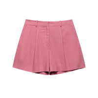 Niamh | V-Neck Waistcoat Pleated Shorts Co-ord Set
