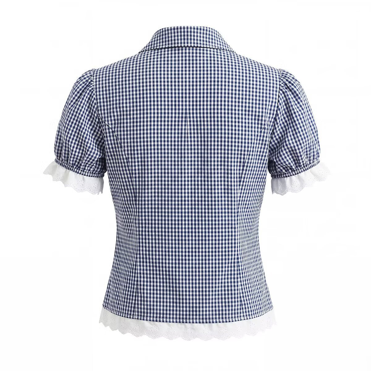 Nina | Gingham Fitted Mini Skirt Co-ord Set
