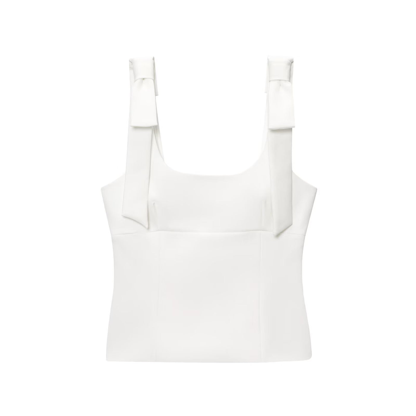 Julia | Bow-Strap Square Neck Top