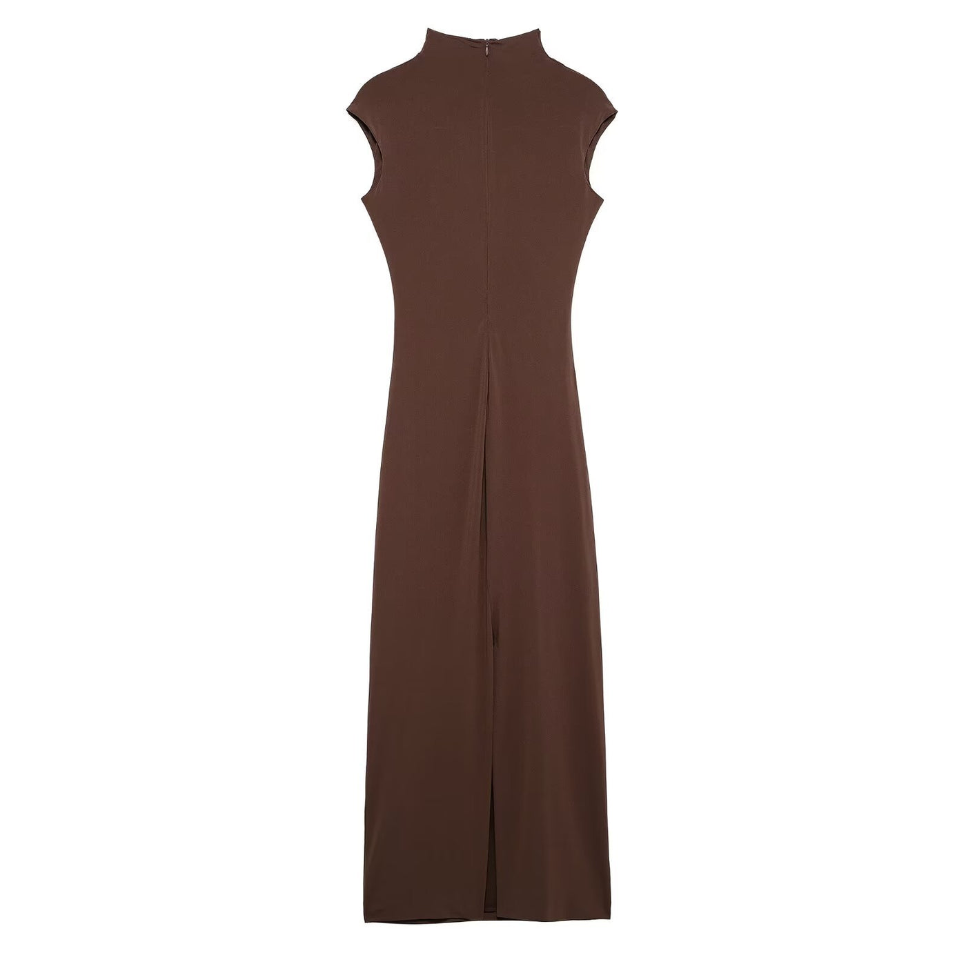 Hazel | Ruched Sleeveless Maxi Dress