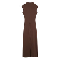 Hazel | Ruched Sleeveless Maxi Dress