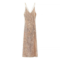 Louisa | Sequin Split Maxi Dress