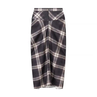 Nora | Plaid Wrap Midi Skirt