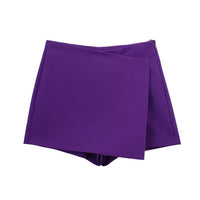 Effie | Wrap-Front Mini Skirt