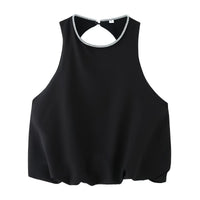 Blythe | Keyhole Cut-Out Embellished Halter Top