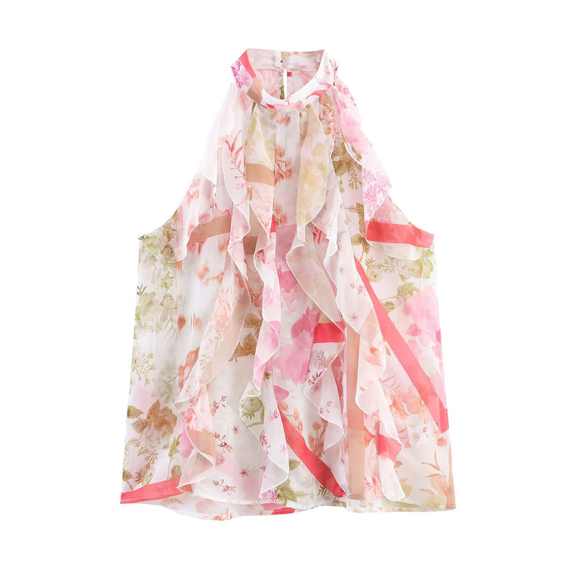 Lena | floral halter top