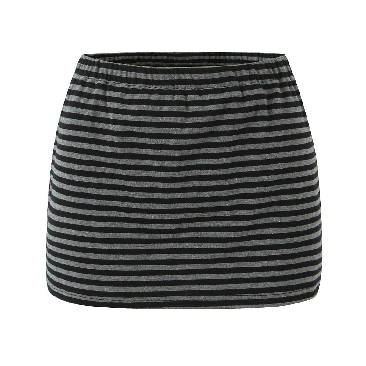 Sophie | Striped Knit Cropped Top Mini Skirt Co-ord Set