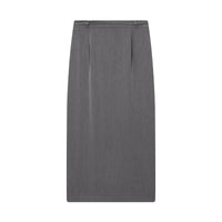 Wren | Tailored Drawstring Midi Skirt