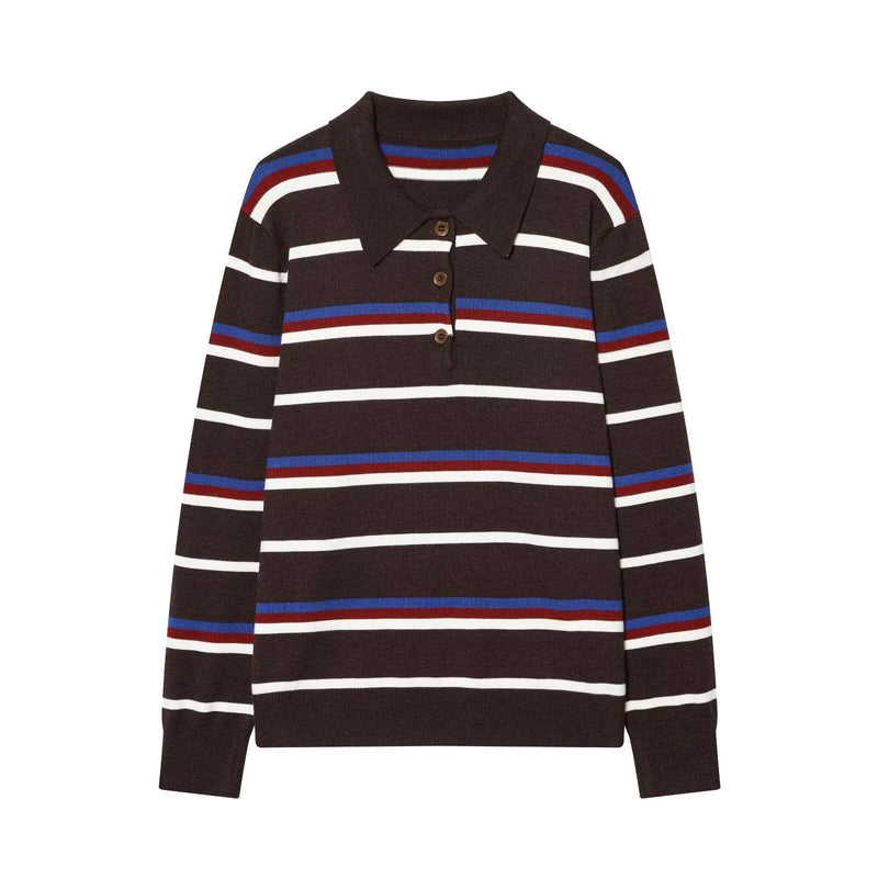 Iris | striped knit top