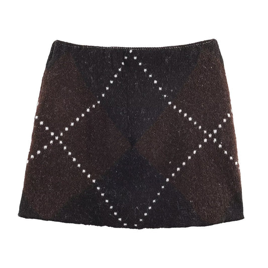 Amber | Cosy Knitted Mini Skirt Co-ord