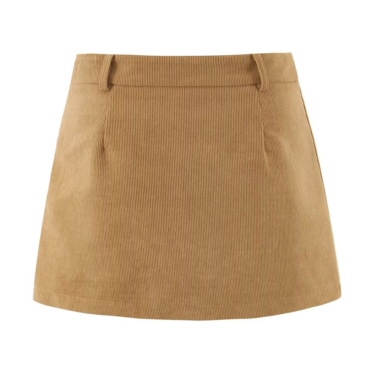 Xanthe | Fine-Wale Corduroy High-Waist Mini Skirt