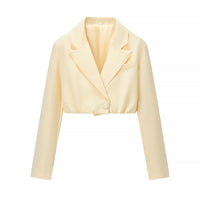 Florence | Corset Cropped Blazer Summer Co-ord Set