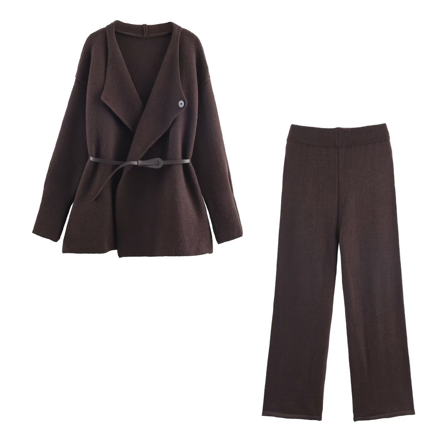 Cora | Relaxed Ribbed Knit Co-ord Set