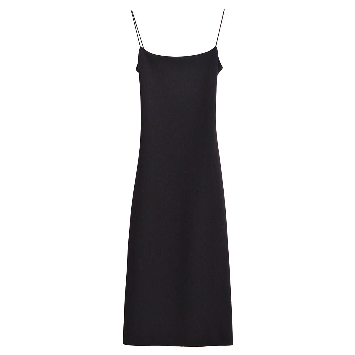 India | Cowl Neck Satin Midi Slip Dress