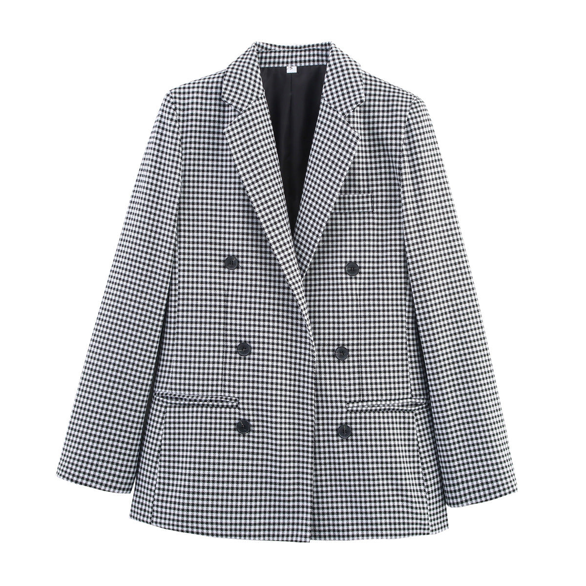 Olivia | Check Double Breasted Blazer