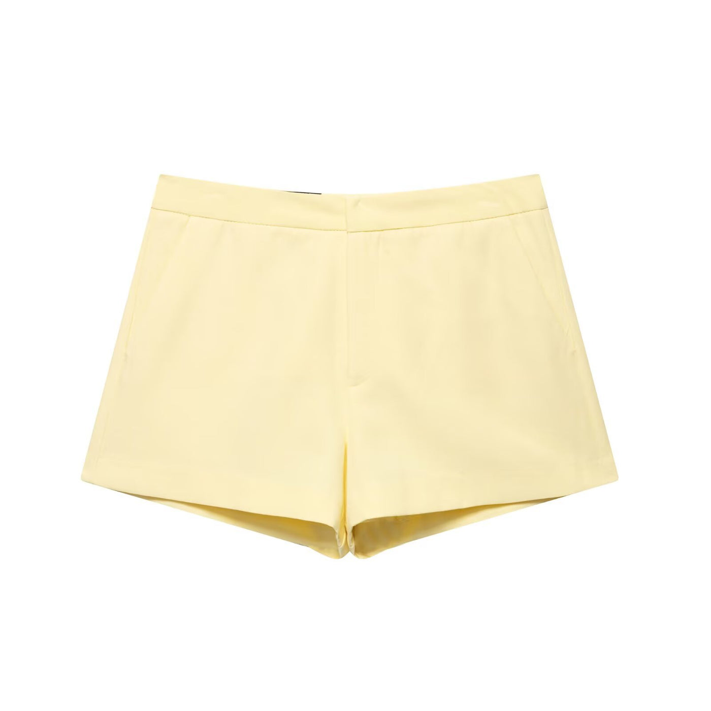 Hattie | High-Waist Tailored Shorts with Slash Pockets