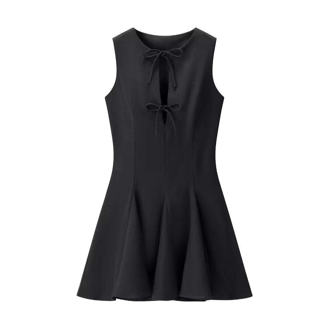 Mollie | Cut Out Pleated Mini Dress
