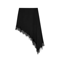 Zara | Lace Trim Asymmetric Slip Skirt